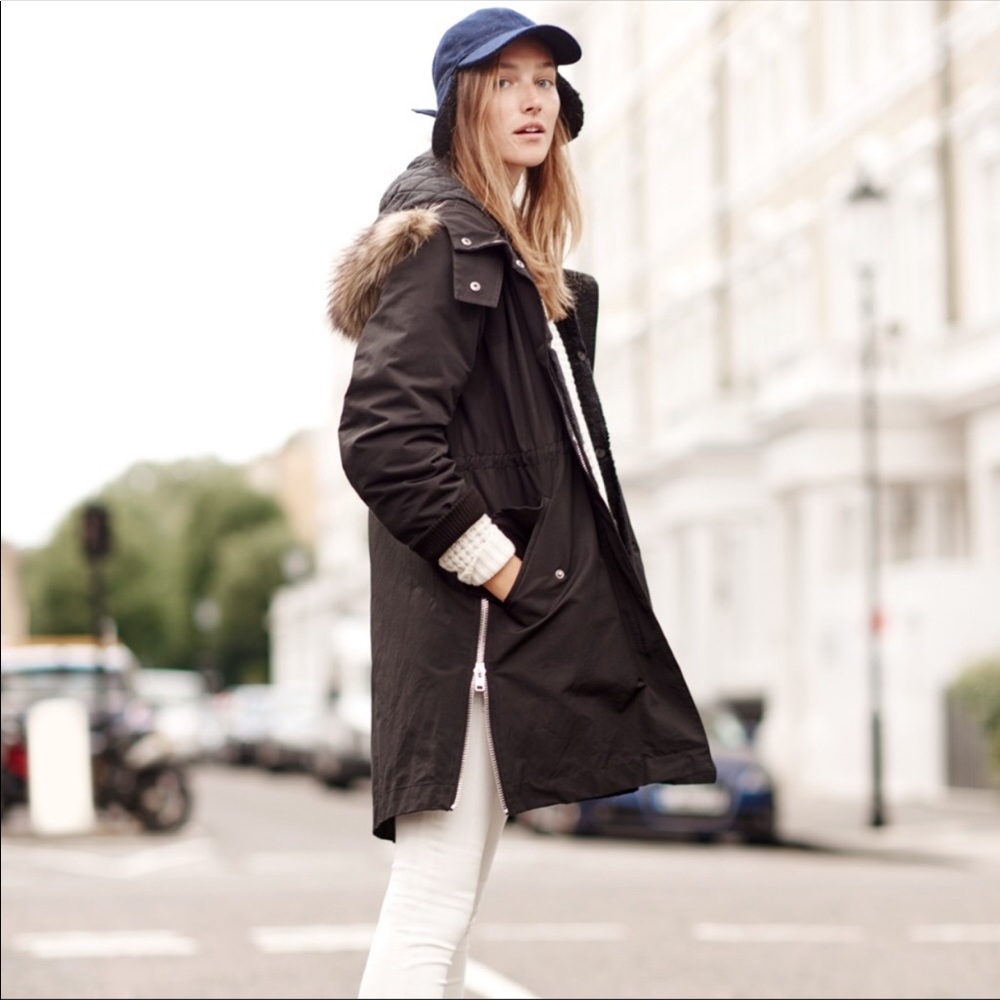 Madewell Side Zip Field Parka